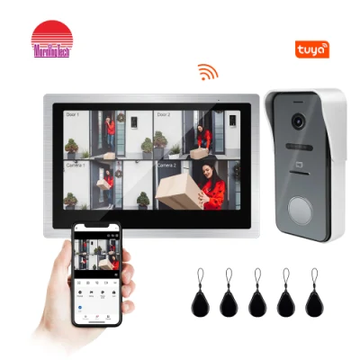 Sistema de intercomunicação de vídeo porteiro sem fio, câmera externa dvr, segurança residencial inteligente, telefone com vídeo